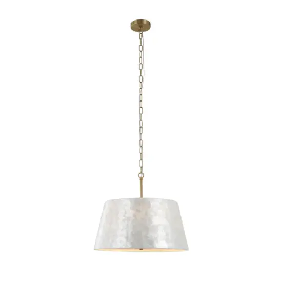 Käsintehty Seashell-varjostin 5-Lights riippuvalaisin